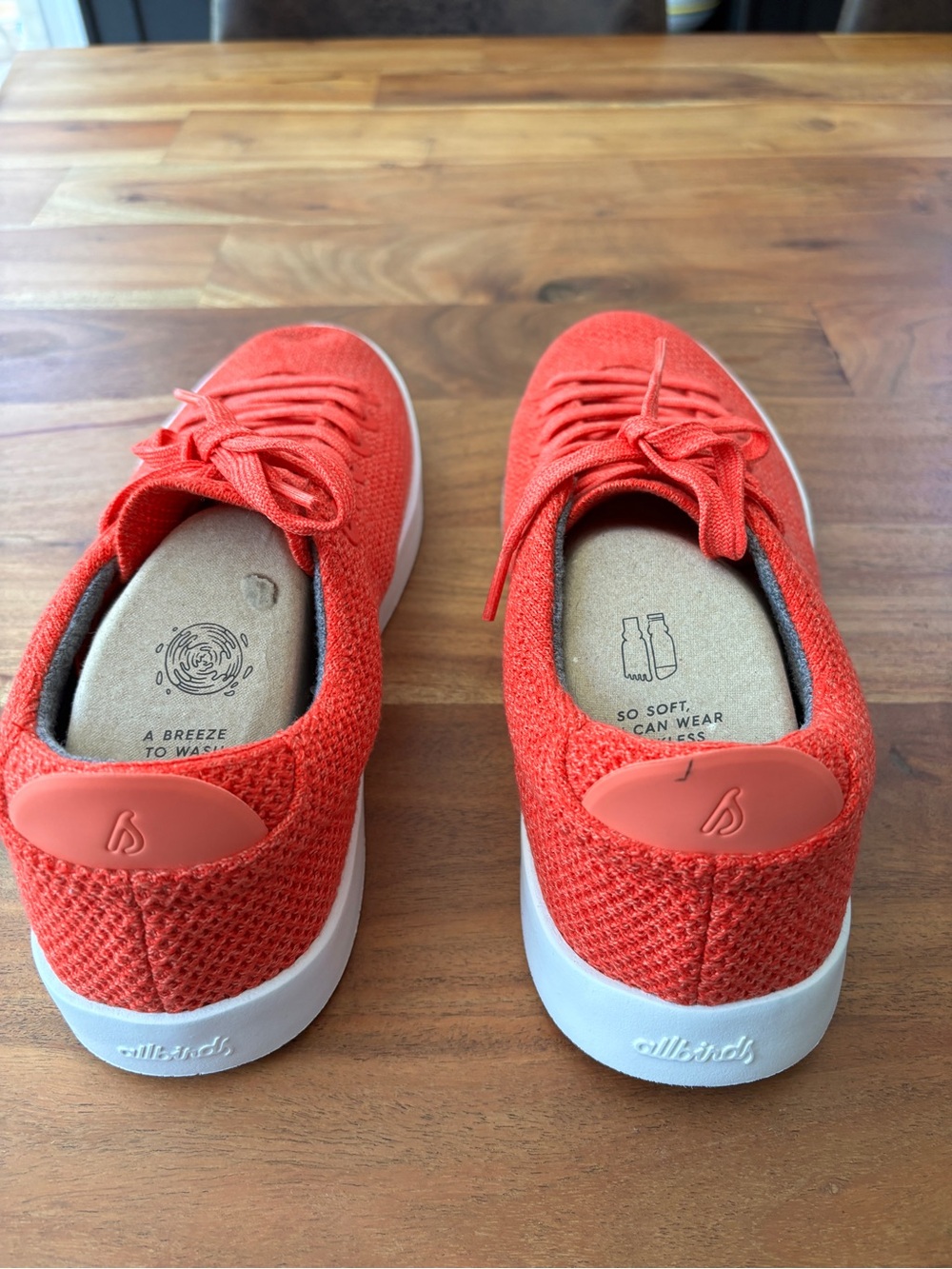 Allbirds Tree Piper Coral Red Sneakers - Mens 11 NEW WITHOUT BOX - Picture 6 of 9